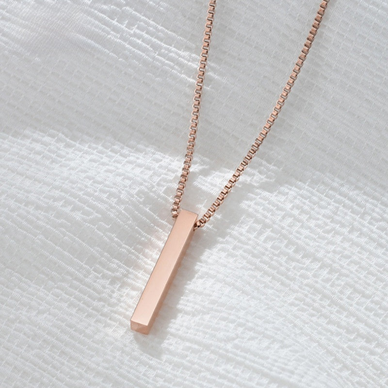 Personalized Column Necklace