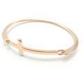 Steel Cross Bracelet