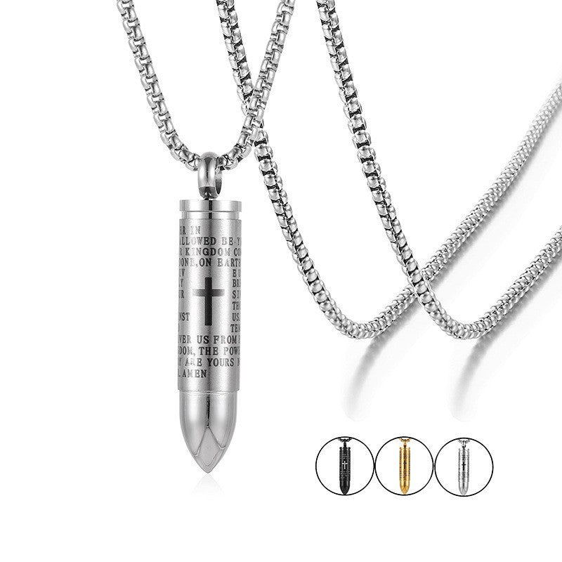 Ammo Cross Necklace