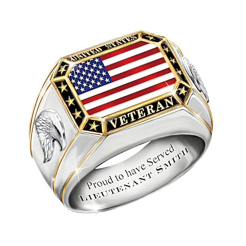 Veteran Flag Ring