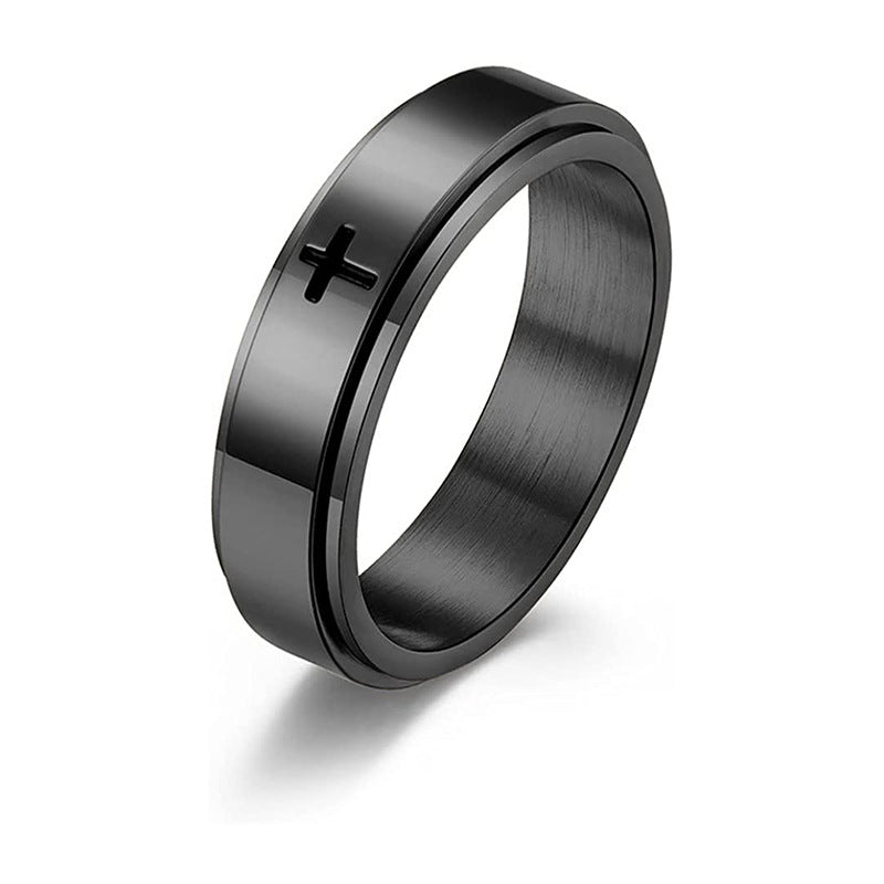 Solid Cross Ring