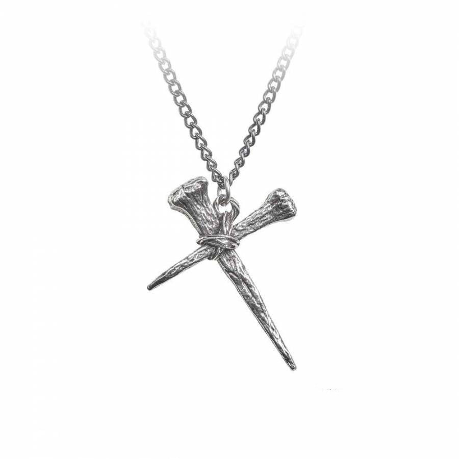 Nail Cross Necklace