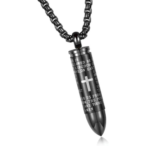 Ammo Cross Necklace