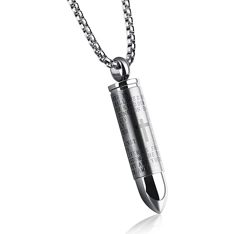 Ammo Cross Necklace