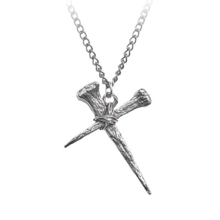 Nail Cross Necklace