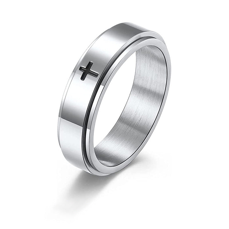 Solid Cross Ring